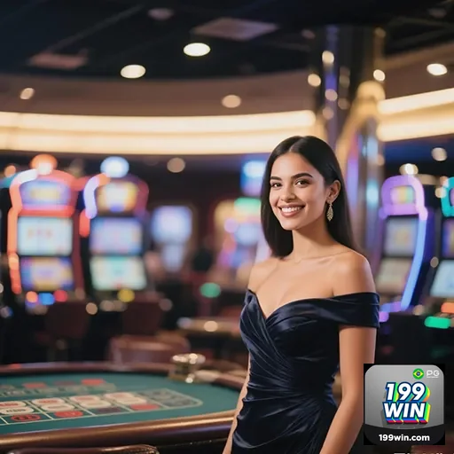 Imagem relacionada ao 199win, casino online, com elementos de apostas e jogos de azar.